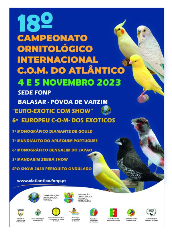 18º Campeonato Ornitológico Internacional COM do Atlântico 2023 - AvesPT®